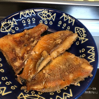 黒糖を使った♪赤魚の煮付け^_^